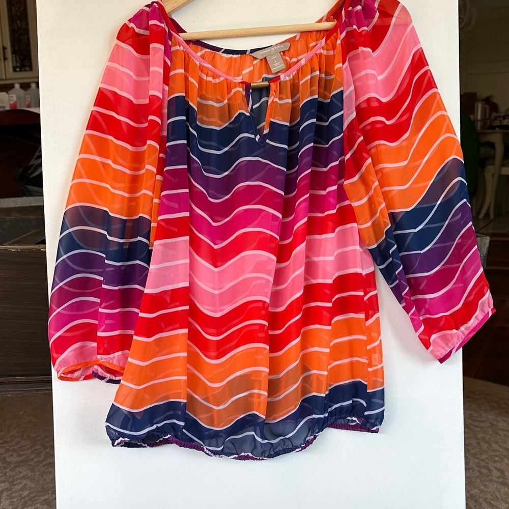 Banana Republic Multicolor Striped Blouse